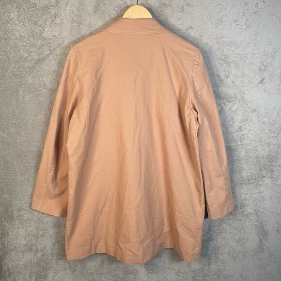 Sundance Trench Coat Large Double Breasted Normcore Timeless Boho Chic Capsule - Picture 2 of 14